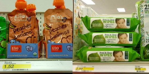 Target Cartwheel: 30% Off Ella’s Kitchen Pouches & 25% Off Seventh Generation Baby Products