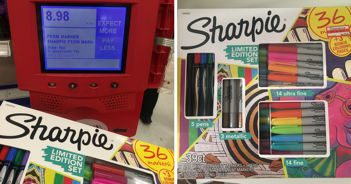 Target Clearance Sharpie Limited Edition Set 36 Count