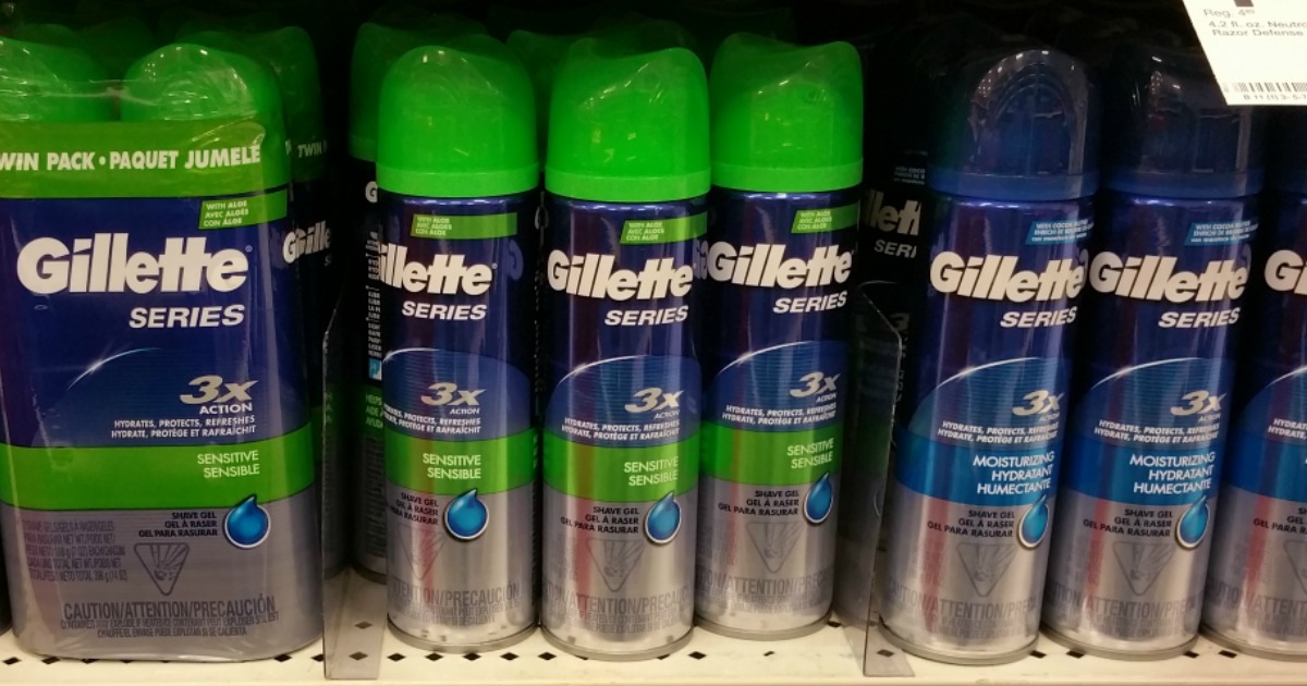 Target FREE Gillette Shave Gel (After Gift Card)