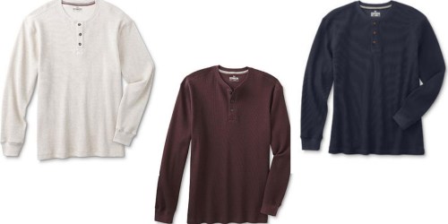 Sears: Outdoor Life Men’s Thermal Henley Shirt Only $8.99 (Regularly $30)