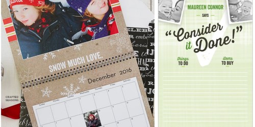 Shutterfly: FREE Custom Wall Calendar, Memory Card Game, Notepad & More (Just Pay Shipping)