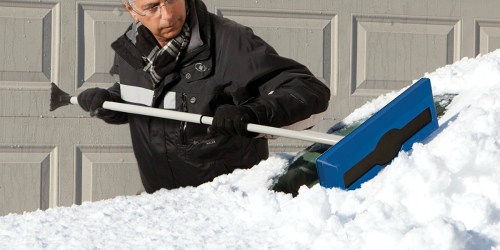 Snow Joe Telescoping Snow Broom w/ Ice Scraper ONLY $12.99 (Regularly $18.88)