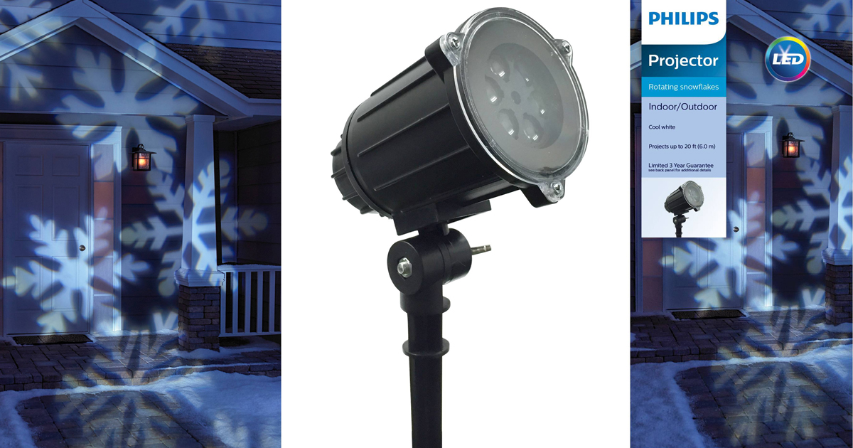 Philips Cool White Snowflake Projector 
