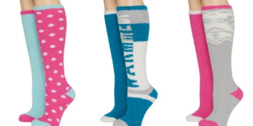 JCPenney: Knee High 2-Pack Slipper Socks Only $2.55 Shipped + More (Today Only)