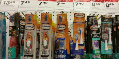 Target Shoppers! Arm & Hammer Spinbrush Only $1.99 Each (After Gift Card)