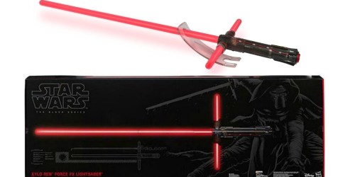 Amazon: Star Wars Kylo Ren Force FX Deluxe Lightsaber Only $99 (Reg. $199.99)