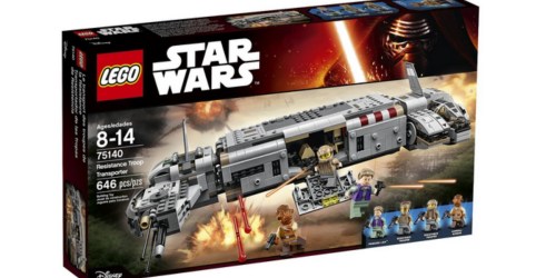 LEGO Star Wars Resistance Troop Transporter Set Only $46.44 (Regularly $69.99)
