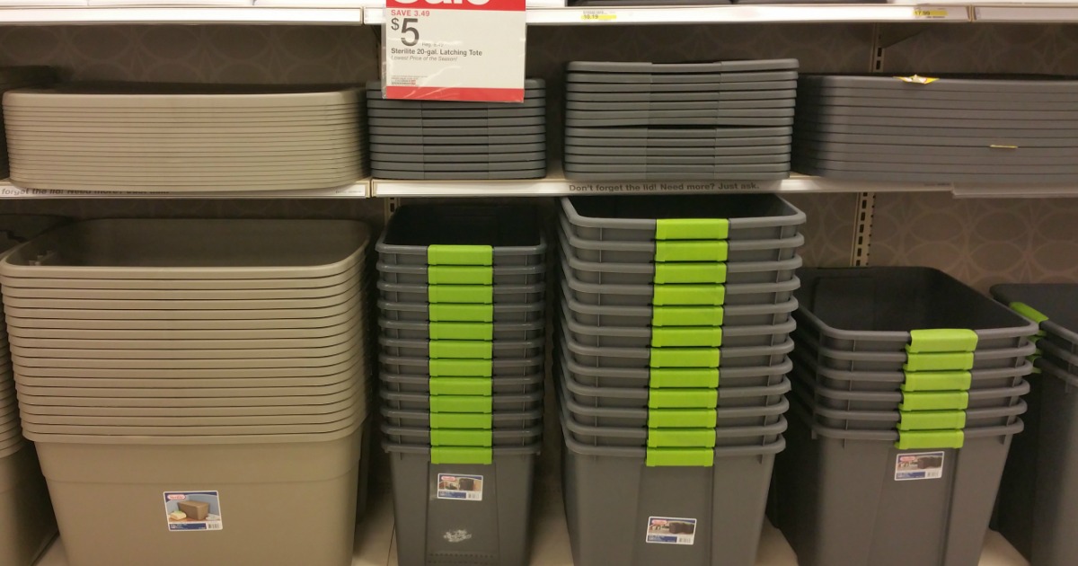 Target BIG Savings on Storage Totes, Bins & More (Get Your House Organized)