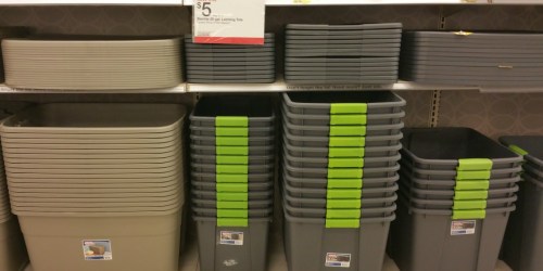 Target: BIG Savings on Storage Totes, Bins & More (Get Your House Organized)