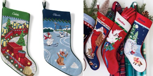Lands’ End: 40% Off Entire Order = Monogrammed Needlepoint Stocking Just $17.70 Shipped