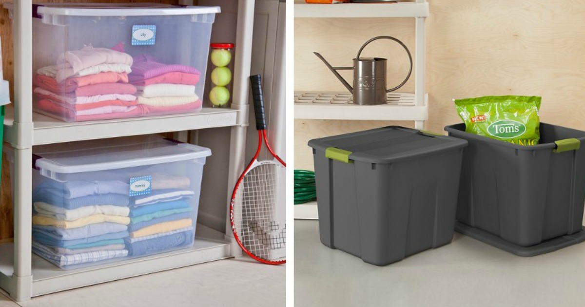 Target: Sterilite 20 Gal Latching Storage Tote $5 {Store Pick Up