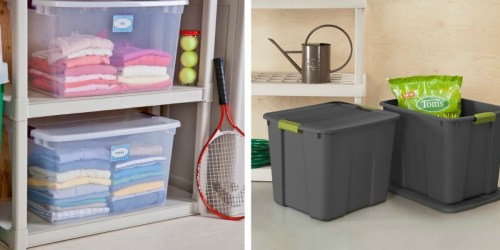 Target: $5 Off $25 Storage Products Purchase = $4 Sterilite Storage Totes + More