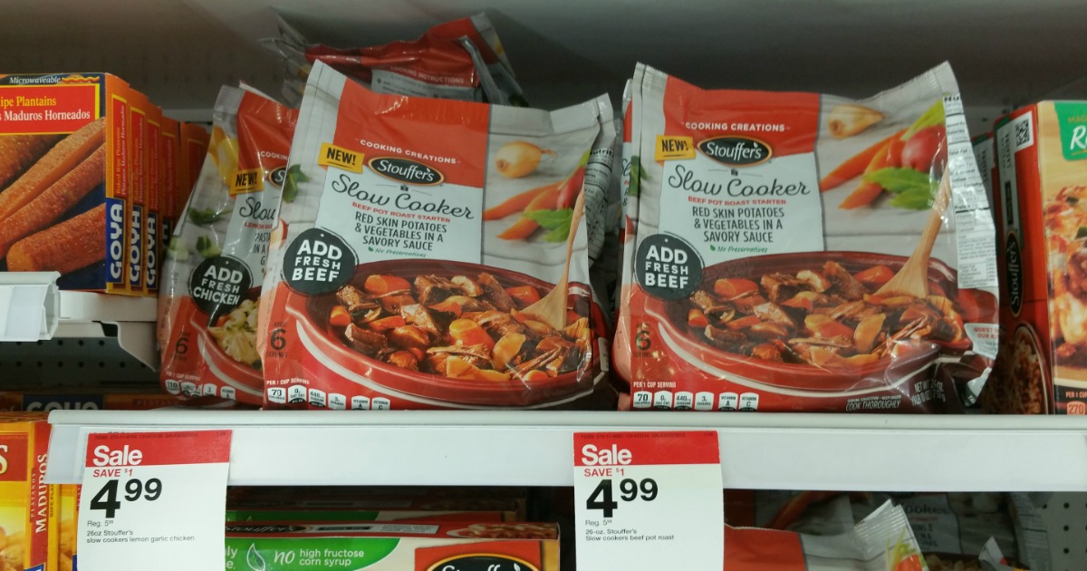 3 NEW Stouffer's Entree Coupons = Slow Cooker Meals Only $1.24 at Target