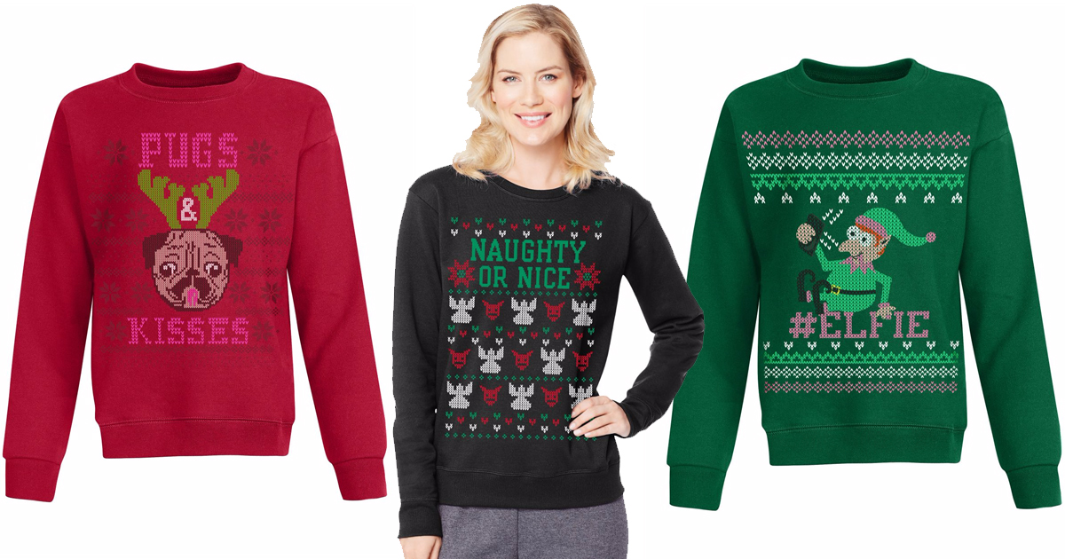 hanes holiday sweatshirts