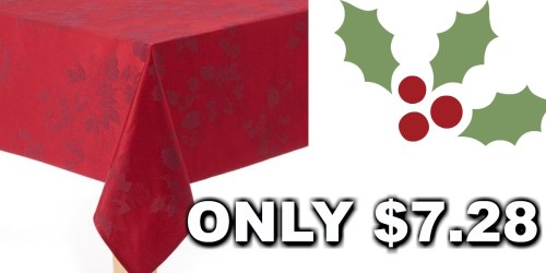 Kohl’s Cardholders: The Big One Christmas Tablecloths Only $7.28 Shipped (Regularly $25.99)
