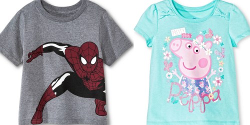 Target: 20% Off Toddler Character Clothes Cartwheel = Tees Only $4.80 (+ 30% Off Star Wars Kids’ Clothes)