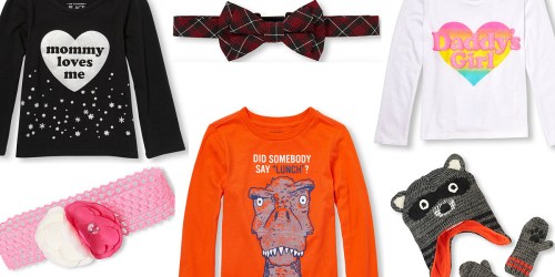 The Children’s Place: Up to 60% Off Clearance & Free Shipping = $1.98 Headwraps, $3.80 Tees + More