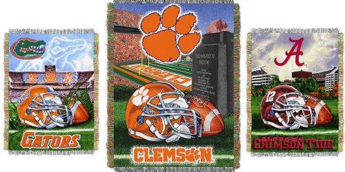 Amazon: NCAA 48×60″ Tapestry Throw Only $16.99 (Regularly $35.50)