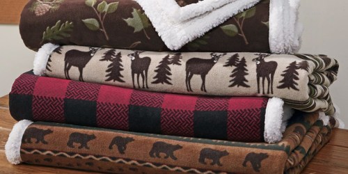 Cabela’s: Free Shipping on ALL Orders = Fleece Sherpa Throws Only $14.99 Shipped (Reg. $29.99)