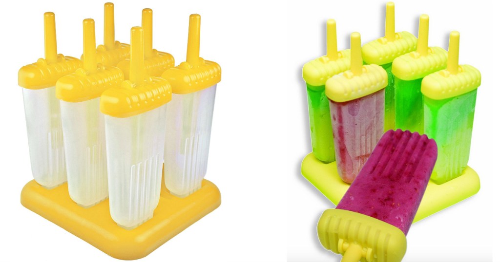 Amazon Highly Rated Set of 6 Tovolo Groovy Ice Pop Molds Only 3.24