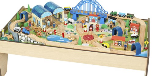 Imaginarium All-in-One Wooden Train Table Only $51.99 (Regularly $129.99)