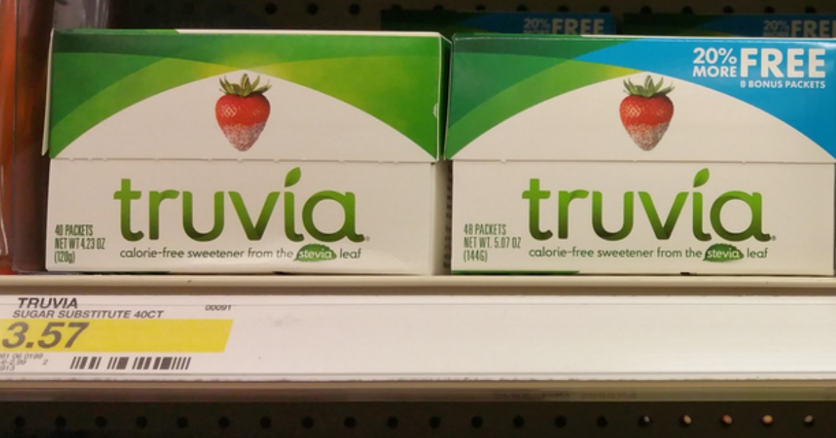 New 1.50/1 Truvia Stevia Sweetener Product Coupon = Sweetener Packets