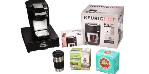 Keurig K15 Brewer, 36 K-Cups, Storage Drawer AND Mug Only $79.99 Shipped (Regularly $119)