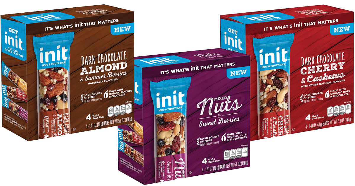 Amazon Prime Init Nut & Fruit Bars 12 Count Variety Pack Only 9.09