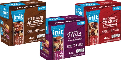 Amazon Prime: Init Nut & Fruit Bars 12 Count Variety Pack Only $9.09 Shipped (Regularly $13.99)