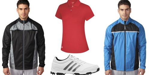 Adidas Golf Holiday Sale: Men’s Packable Rain Jacket $20.99 Shipped (Regularly $80) & More