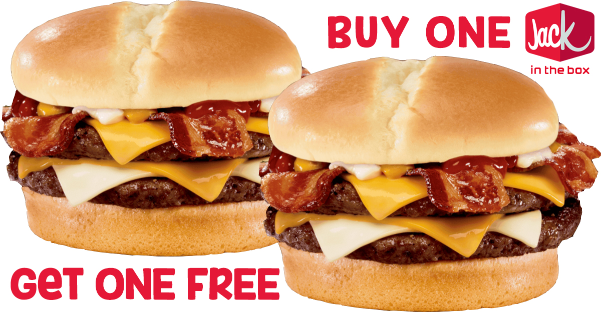 Jack in the Box Buy 1 Get 1 FREE Ultimate Bacon Cheeseburger Coupon