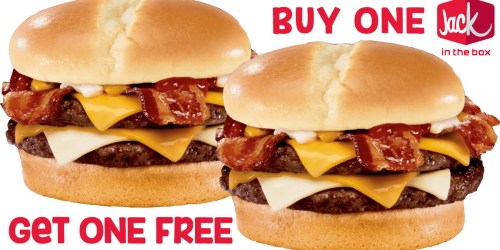 Jack in the Box: Buy 1 Get 1 FREE Ultimate Bacon Cheeseburger Coupon Valid Today Only