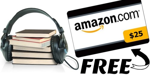 No Brainer! FREE $25 Amazon Credit For Prime Members (Just Join Audible for $14.95)