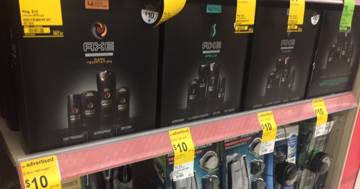 Walgreens Axe Holiday Gift Sets ONLY 5, Includes 4 Full
