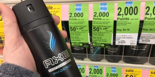 Walgreens: Axe Body Sprays Only 60¢ Each (After Rewards)