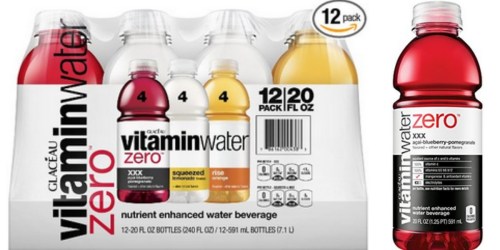 Amazon: Vitaminwater Zero Variety Pack Beverages 12-Pack Only $7.14 Shipped