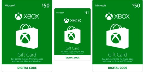 Newegg: $20 Off $100 Purchase w/ Visa Checkout = $111 Xbox eGift Cards ONLY $81