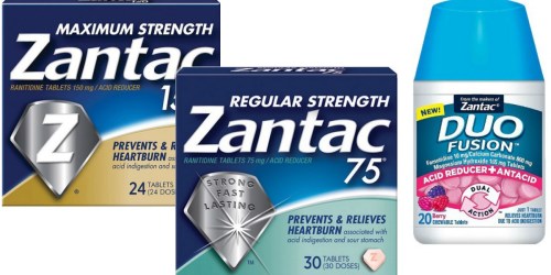 New $5/1 Zantac Coupon = Better Than Free Zantac Products at CVS (After Rewards)