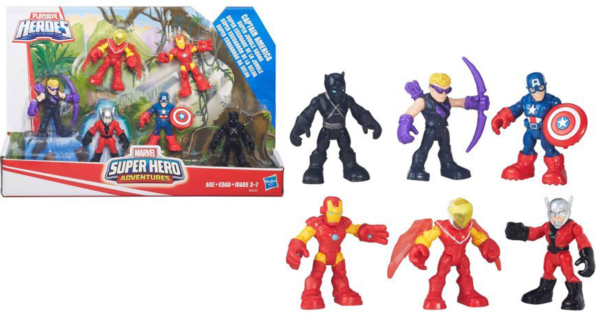 playskool heroes super hero adventures captain america super jungle squad