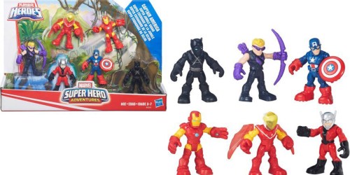 Walmart: Playskool Marvel Super Hero Jungle Adventure Team Pack Only $9.97 (Regularly $29.99)