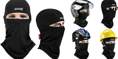 Amazon: Aegend Fleece Ski Mask Only $8.83 (Use for Running, Skiing, Cycling & More)