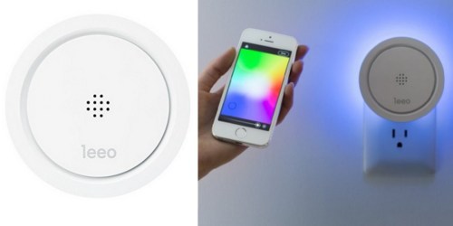 Amazon: Leeo Smart Alert Smoke Alarm Monitor Only $28 (Regularly $49.99) – For iOS & Android