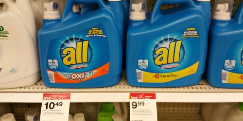 New $1/1 all Laundry Detergent Coupon = HUGE Bottles of Liquid Detergent $5.94 Each at Target