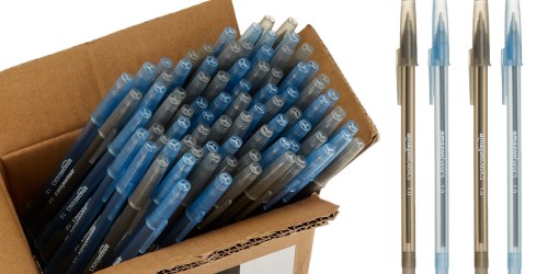 Amazon: 100 AmazonBasics Ballpoint Pens Only $5.49 Shipped