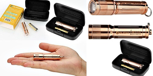Amazon Lightning Deal: Olight 90 Lumens Copper Keychain Flashlight Only $13.59 (Reg. $19.99)