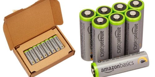AmazonBasics AA High-Capacity Rechargeable Batteries 8-Pack Only $15.99 Shipped