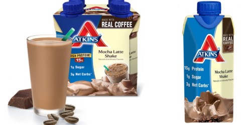 Amazon: Atkins Ready to Drink Mocha Latte Shakes 4 Pack Only $3.79 Shipped