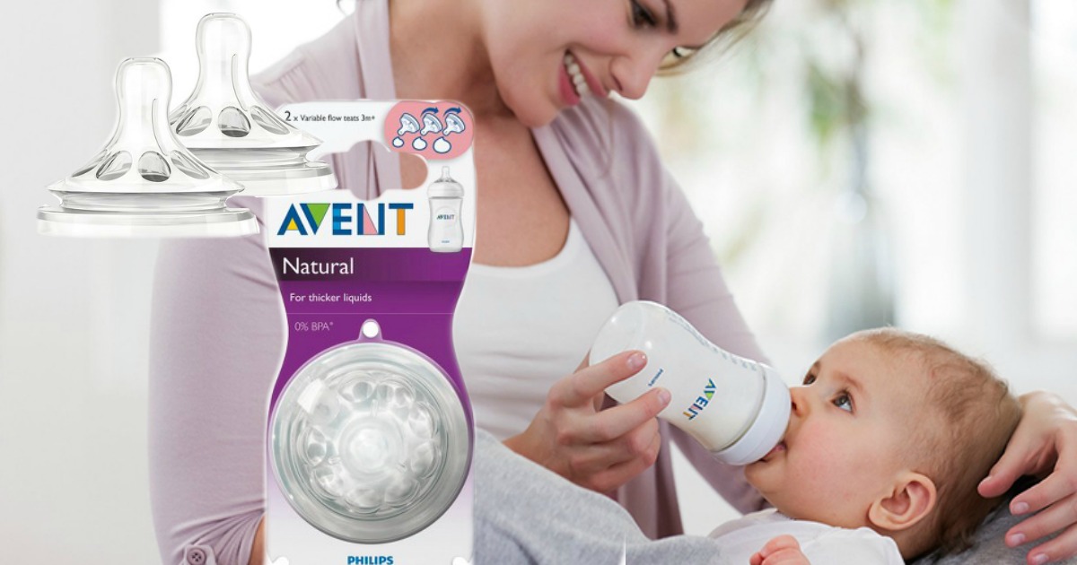 Philips Avent 2pk Natural Response Baby Bottle Nipple - Slow Flow : Target