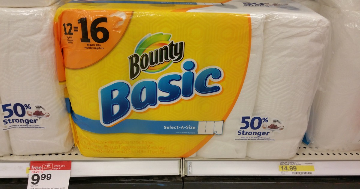 Target: Bounty Big Roll Paper Towels 12-Packs Only $5.82 Each (After ...