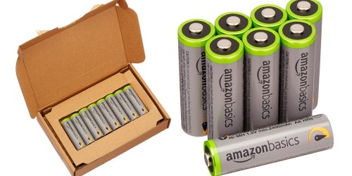 Amazon Basics AA High-Capacity Rechargeable Batteries 8-Pack Only $15.99 Shipped